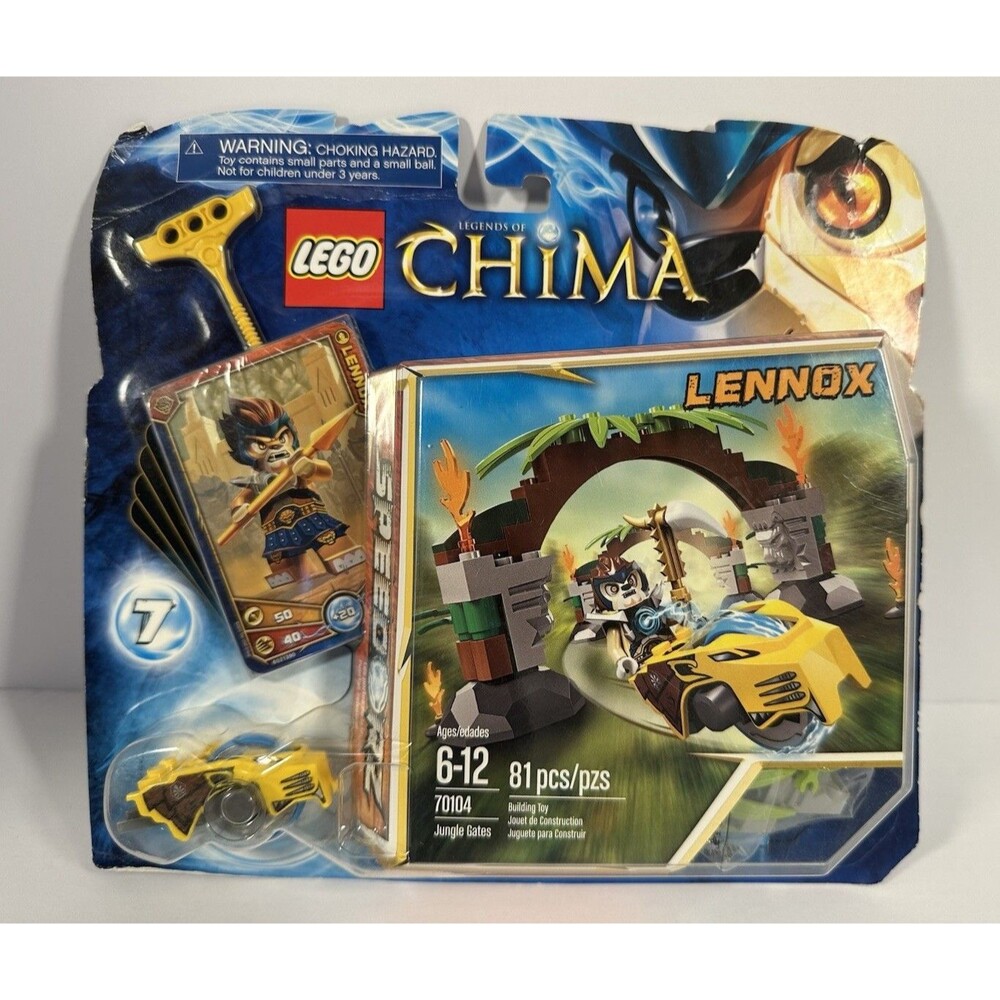70104 JUNGLE GATES Lego Legos Set NEW Legends Of Chima Speedorz LENNOX